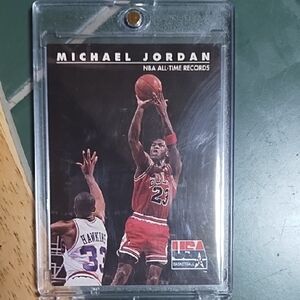 Pristine Condition Michael Jordan NBA All-Time Records Card #45.